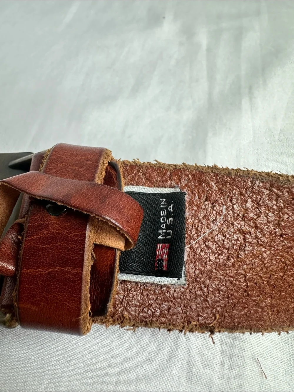 J.Crew x Mister Freedom 2010 Collab | Whale Tail Buckle Leather Belt